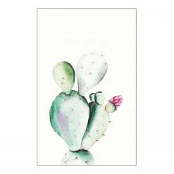 Komar Tableau déco Prickly Pear Watercolor - Papier - Multicolore