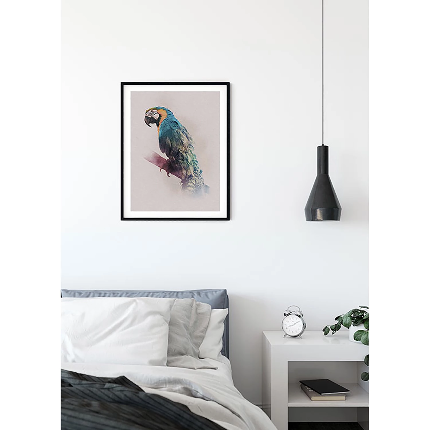 Komar Tableau déco Animals Paradise Parrot - Papier - Multicolore – Image 6