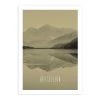 Komar Tableau déco Word Lake Reflection - Papier - Sable