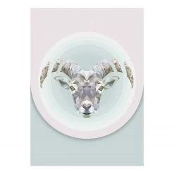 Komar Tableau déco Capricorn - Papier - Multicolore