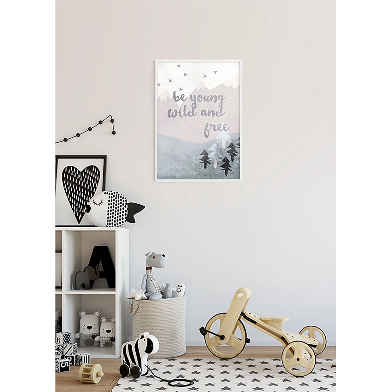 Komar Tableau déco Wild and Free - Papier - Multicolore – Image 4