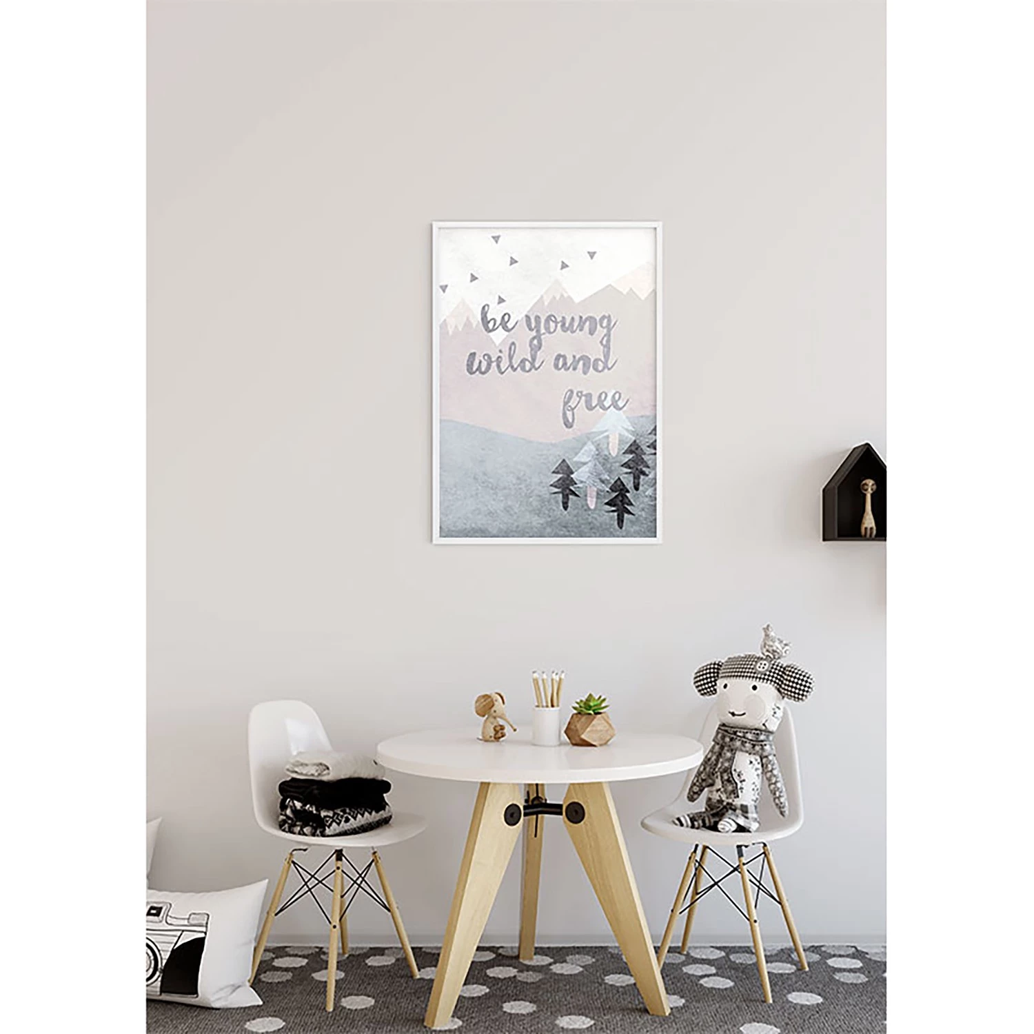 Komar Tableau déco Wild and Free - Papier - Multicolore – Image 5