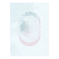 Komar Tableau déco Tessera Glacies - Papier - Multicolore