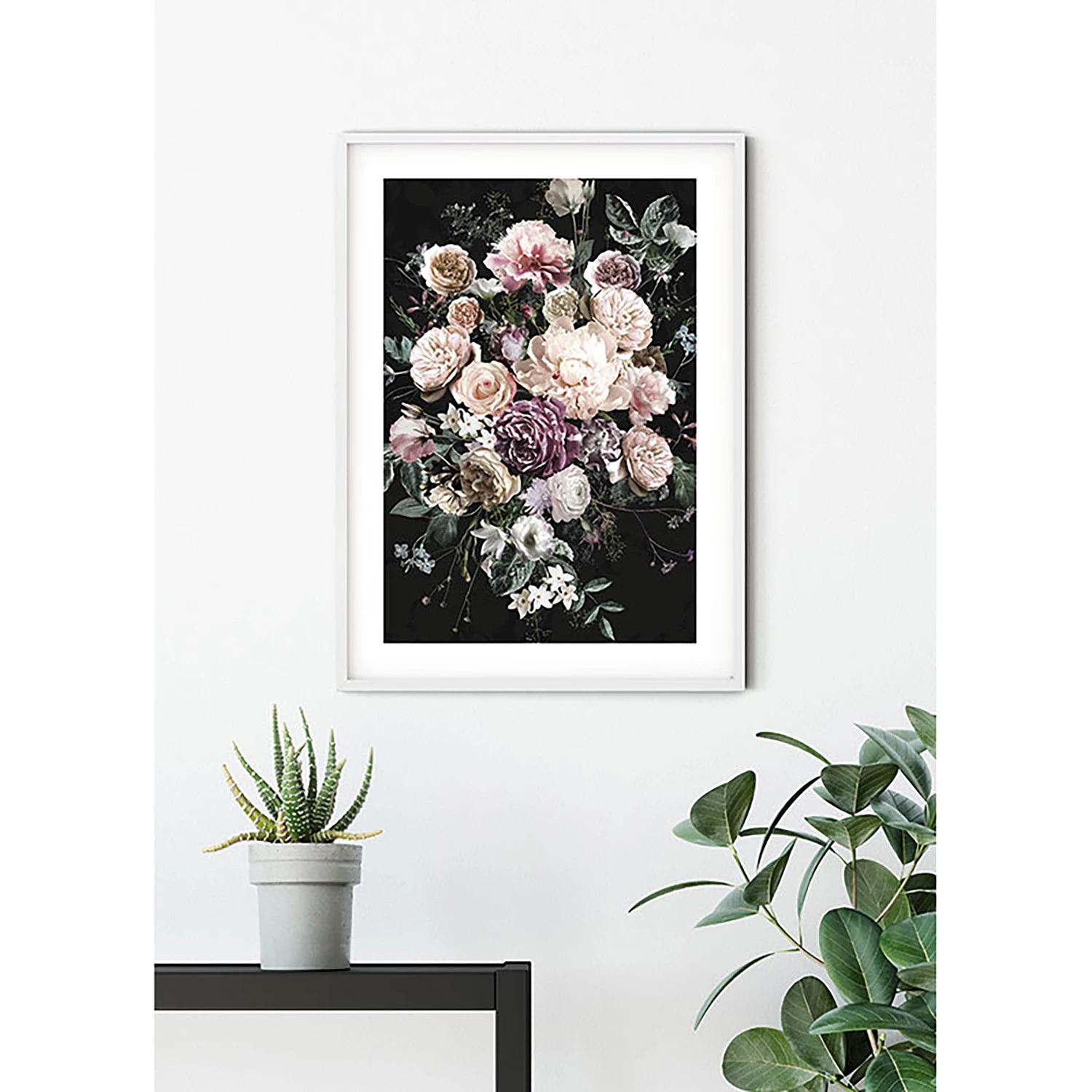 Komar Tableau déco Charming Bouquet - Papier - Multicolore – Image 6