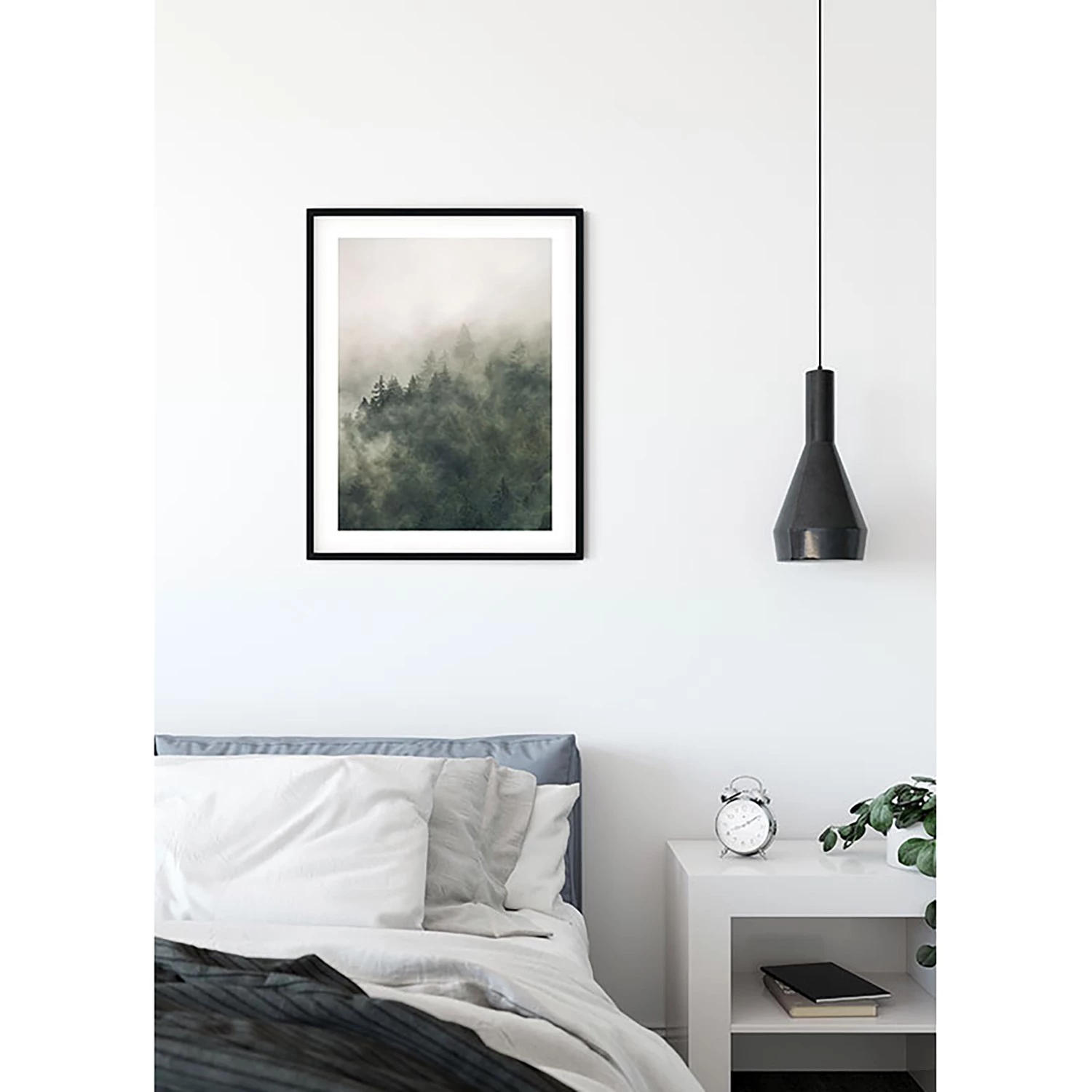 Komar Tableau déco Tales of the Carpathians I - Papier - Gris / Blanc – Image 3