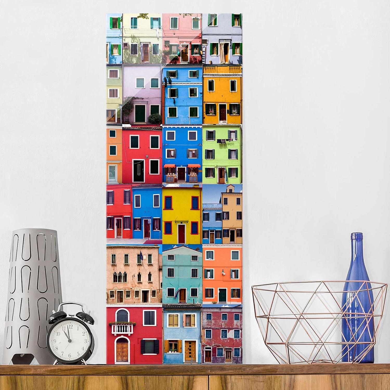 Bilderwelten Tableau en verre Venise - Verre - Multicolore - 30 x 80 x 0,4 cm - 30 x 80 cm â Image 4