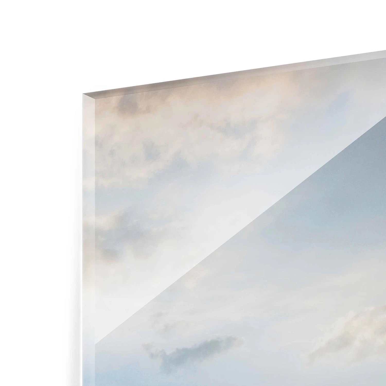 Bilderwelten Tableau en verre Phare dans les dunes - Bleu - 50 x 125 x 0,4 cm - 50 x 125 cm – Image 5