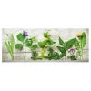 Bilderwelten Tableau en verre Herbes - Beige - 125 x 50 x 0,4 cm - 125 x 50 cm