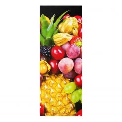 Bilderwelten Tableau en verre Fruit Bokeh - Verre - Multicolore - 50 x 125 x 0,4 cm