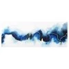 Bilderwelten Tableau en verre Glacier - Blanc - 80 x 30 x 0,4 cm - 80 x 30 cm