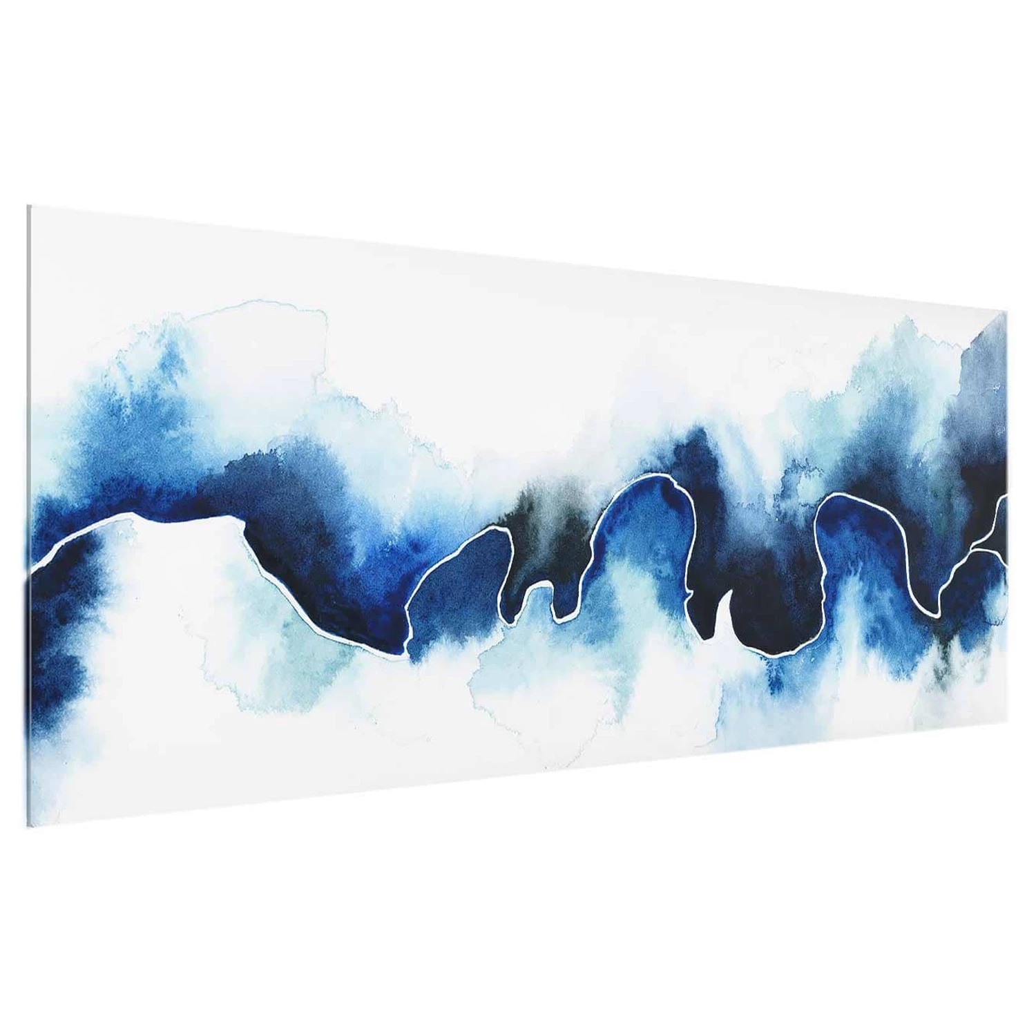 Bilderwelten Tableau en verre Glacier - Blanc - 80 x 30 x 0,4 cm - 80 x 30 cm â Image 7