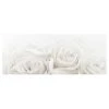 Bilderwelten Tableau en verre Wedding Roses - Blanc - 125 x 50 x 0,4 cm - 125 x 50 cm