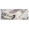 Bilderwelten Tableau en verre Pierre I - Beige - 80 x 30 x 0,4 cm - 80 x 30 cm