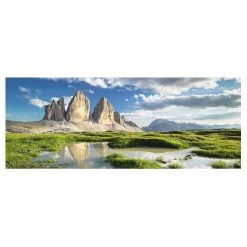 Bilderwelten Tableau en verre Tyrol - Vert - 80 x 30 x 0,4 cm - 80 x 30 cm