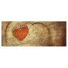 Bilderwelten Tableau en verre Natural Love - Marron - 125 x 50 x 0,4 cm - 125 x 50 cm