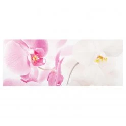 Bilderwelten Tableau en verre Delicate Orchids - Rose - 125 x 50 x 0,4 cm - 125 x 50 cm