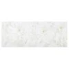 Bilderwelten Tableau en verre Dahlia - Blanc - 125 x 50 x 0,4 cm - 125 x 50 cm