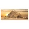 Bilderwelten Tableau en verre Dream of Egypt - Doré - 125 x 50 x 0,4 cm - 125 x 50 cm