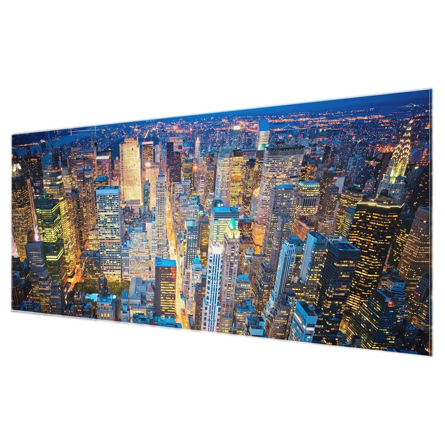Bilderwelten Tableau en verre Midtown Manhattan - Bleu - 125 x 50 x 0,4 cm - 125 x 50 cm â Image 6