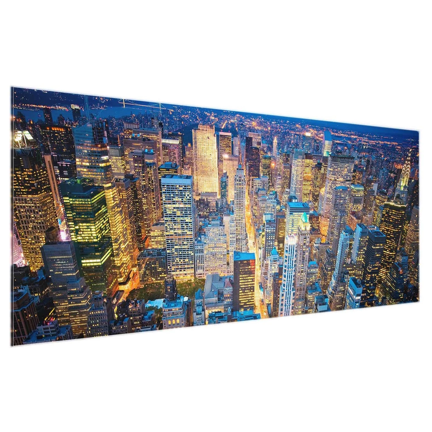Bilderwelten Tableau en verre Midtown Manhattan - Bleu - 125 x 50 x 0,4 cm - 125 x 50 cm â Image 7