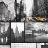 Superfresco Papier peint intissé New York - Noir / Blanc - 0,52 x 10,05 x 0,02 m