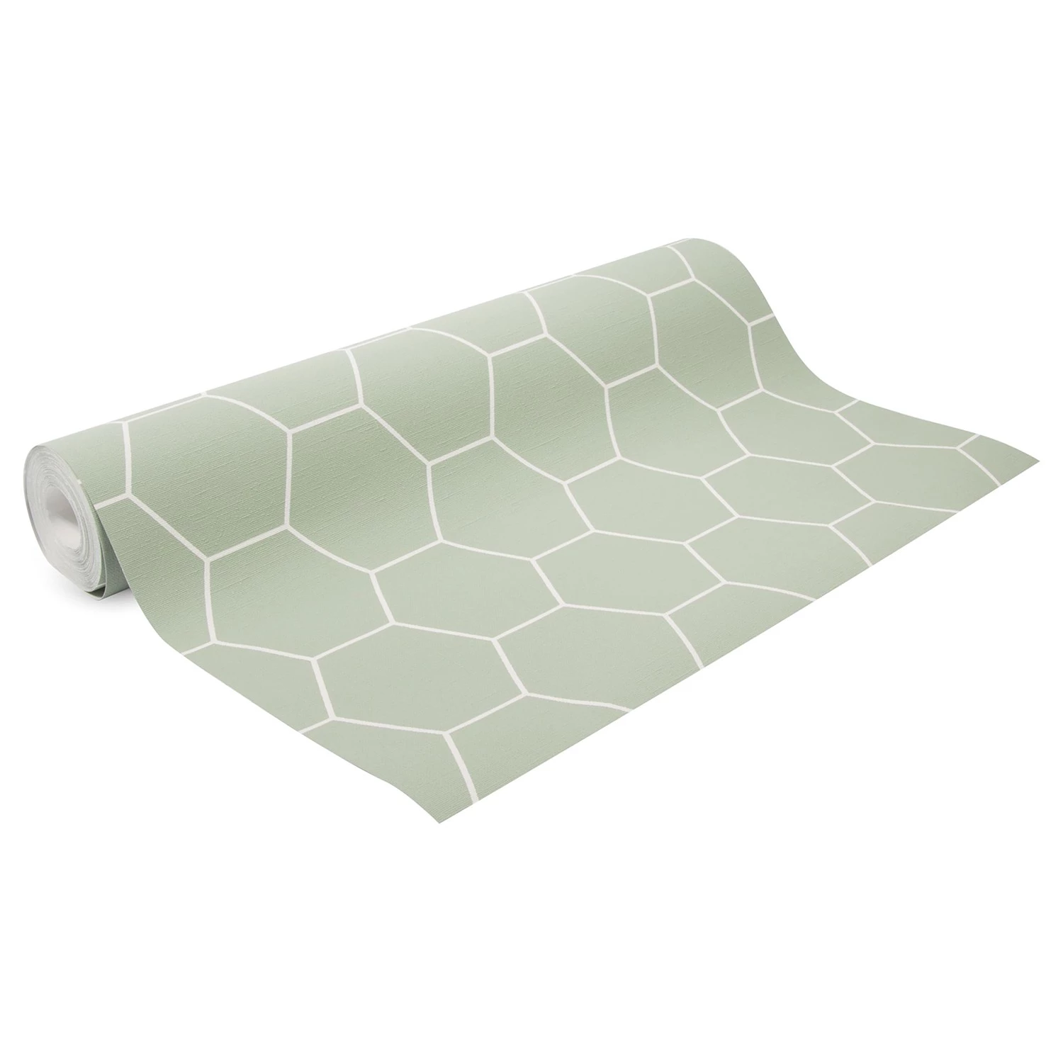 Superfresco Papier peint intissé Nid d’abeilles - Vert - 0,52 x 10,05 x 0,02 m – Image 4