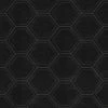 Superfresco Papier peint intissé Hexagones Sombres - Noir - 0,52 x 10,05 x 0,02 m