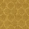 Superfresco Papier peint intissé Hexagone Ocre - Marron - 0,52 x 10,05 x 0,02 m