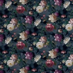 Papier peint intissé Isabelle - Bleu