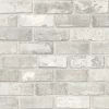 VT Wonen Papier peint intissé Vtwonen Bricks l - Gris - 0,52 x 10,05 x 0,02 m