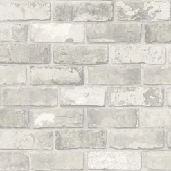 VT Wonen Papier peint intissé Vtwonen Bricks l - Gris - 0,52 x 10,05 x 0,02 m