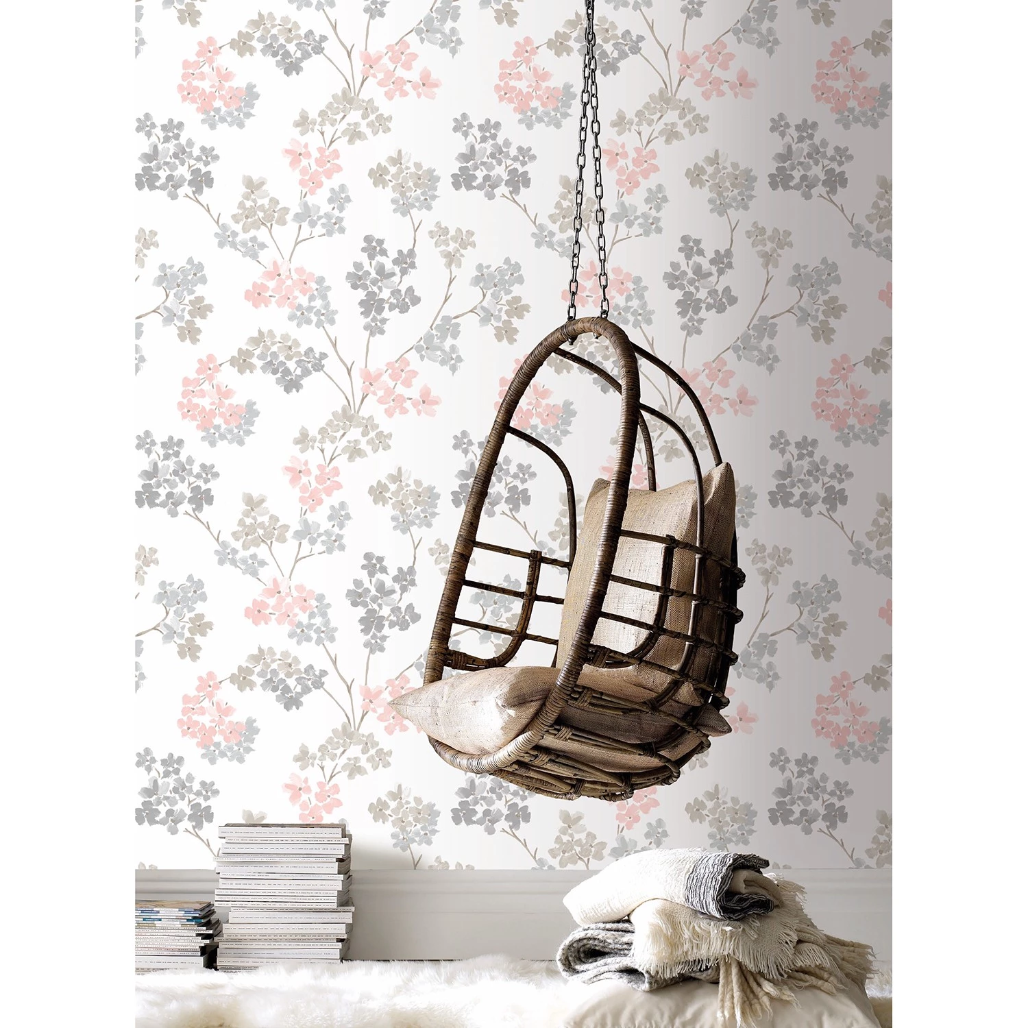 Superfresco Papier peint intissé Blüte - Multicolore - 0,52 x 10,05 x 0,02 m – Image 3