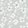Superfresco Papier peint intissé Blumen Sophie - Gris - 0,52 x 10,05 x 0,02 m