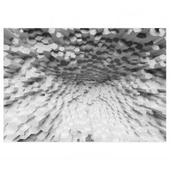 Artgeist Papier peint intissé Relaxation Depth - Intissé - Noir / Blanc - 150 x 105 cm