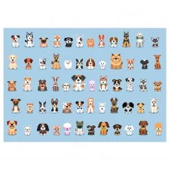 Artgeist Papier peint intissé Happy Crowd - Intissé - Multicolore - 400 x 280 cm