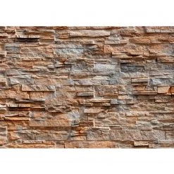 Artgeist Papier peint intissé Intricate Melody - Intissé - Marron - 350 x 245 cm