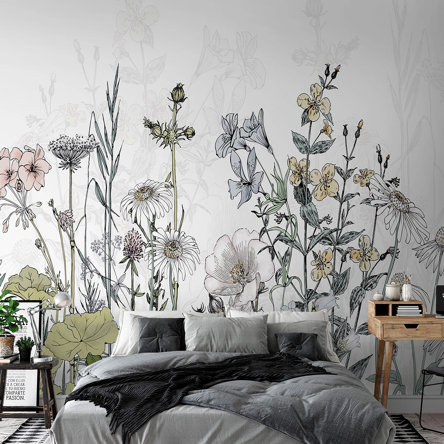 Artgeist Papier peint intissé Meadow Of Memories - Intissé - Multicolore - 400 x 280 cm – Image 2