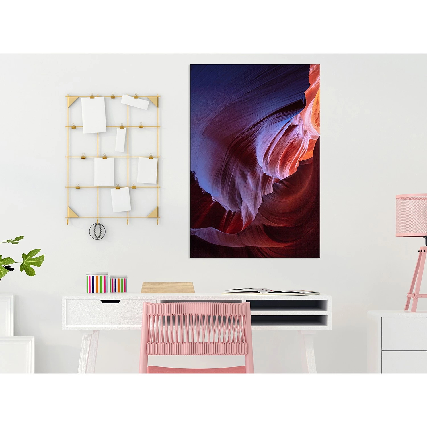 Artgeist Tableau déco Colourful Sandstone - Bois manufacturé et toile - Multicolore – Image 2