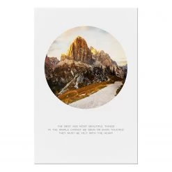 Artgeist Tableau déco Magic Place - Bois manufacturé et toile - Multicolore