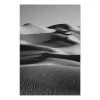 Artgeist Tableau déco Desert Dunes - Bois manufacturé et toile - Noir / Blanc