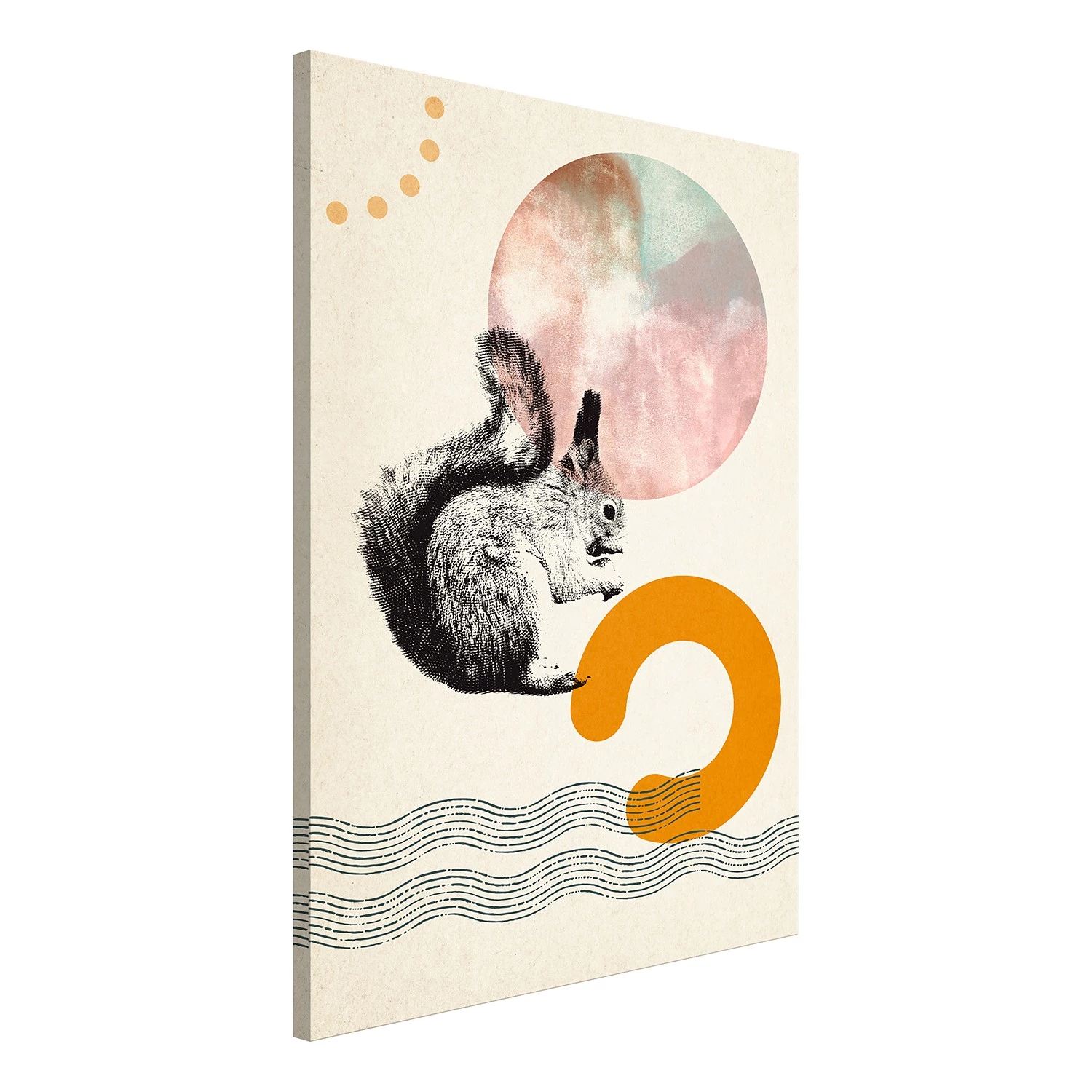 Artgeist Tableau déco Little Redhead - Bois manufacturé et toile - Multicolore – Image 3