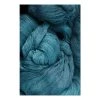 Artgeist Tableau déco Melancholic Wool - Bois manufacturé et toile - Turquoise