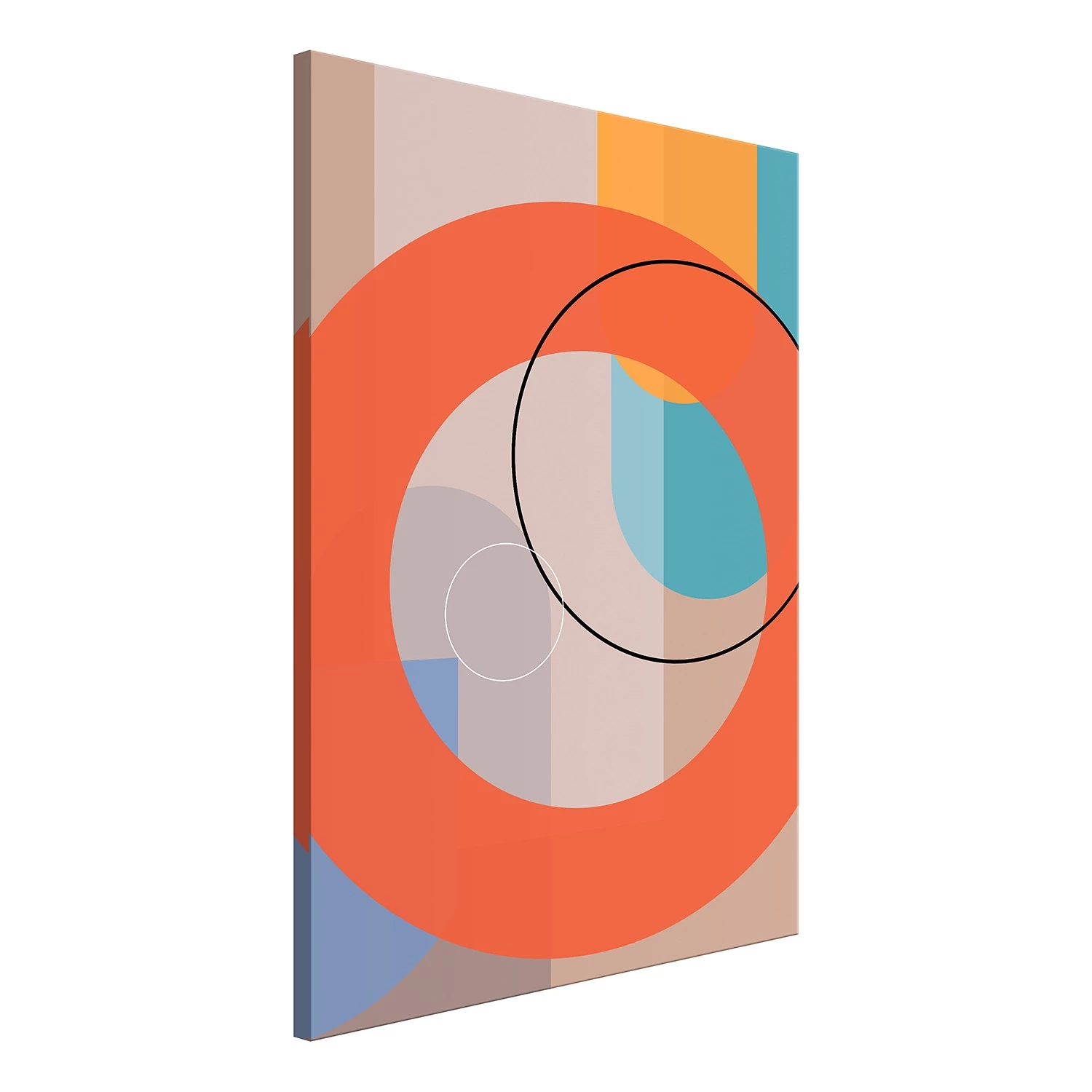 Artgeist Tableau déco Orange Chocolate - Bois manufacturé et toile - Multicolore – Image 3