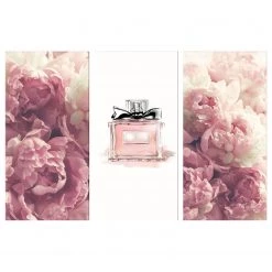 Artgeist Tableau déco Scent of a Woman (3 élém.) - Bois manufacturé et toile - Rose