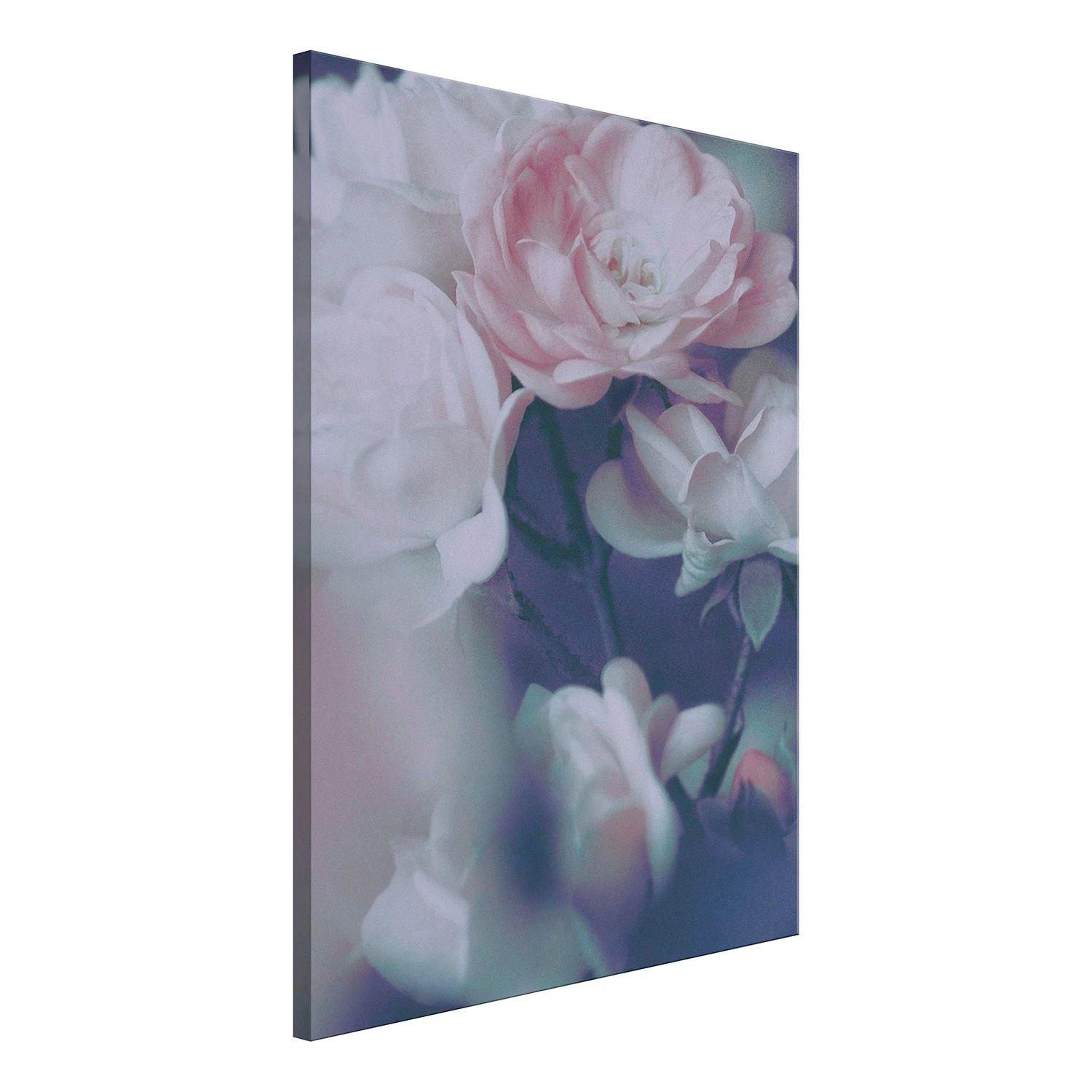 Artgeist Tableau déco Morning Roses - Bois manufacturé et toile - Multicolore – Image 3