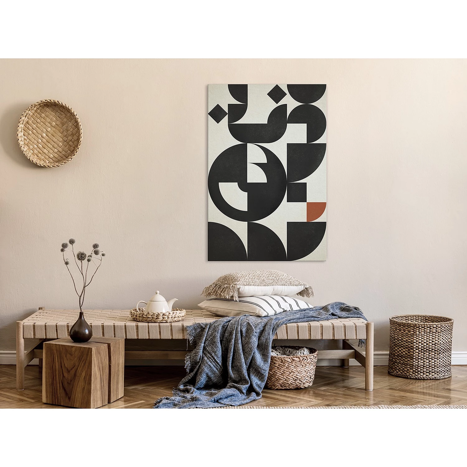 Artgeist Tableau déco Big Waves - Bois manufacturé et toile - Multicolore – Image 2