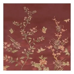 Komar Papier peint intissé Chinoiserie - Intissé - Rouge / Vert