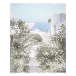 Komar Papier peint intissé Côte d’Azur - Intissé - Blanc / Bleu