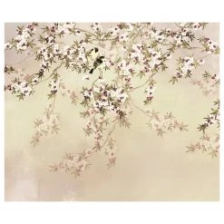 Komar Papier peint intissé Love Birds - Intissé - Jaune / Rouge