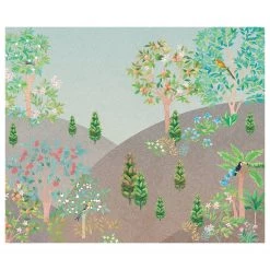 Komar Papier peint intissé Persian Garden - Intissé - Multicolore